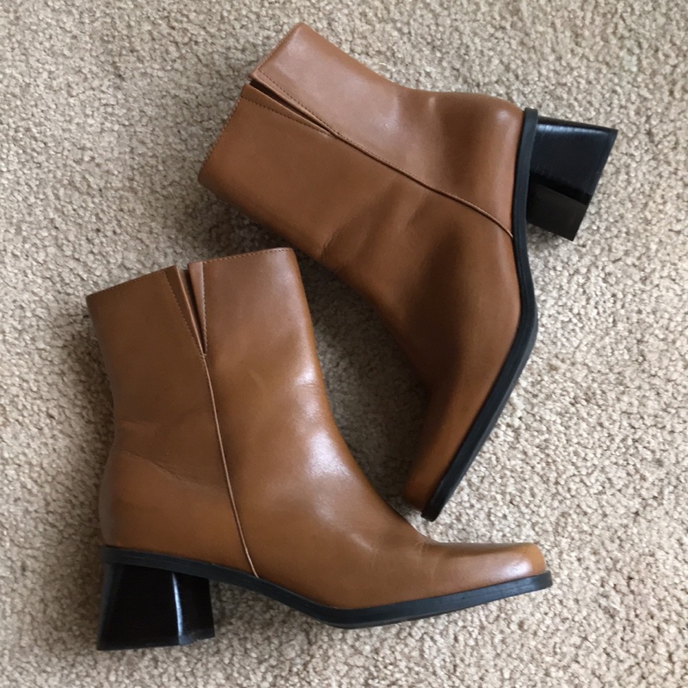 Naturalizer Ankle Boots Carmel Brown